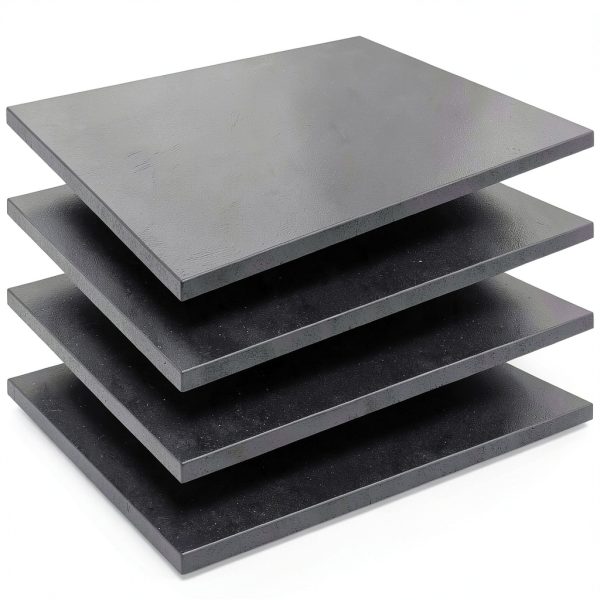 YIENFBEV Polyurethane Foam Sheet 16x12x0.5in Black Grade 4-Pack-0