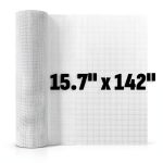 NUITPY 304 Stainless Steel Mesh Roll 15.7 x 142 inches 0.3mm Wire-0