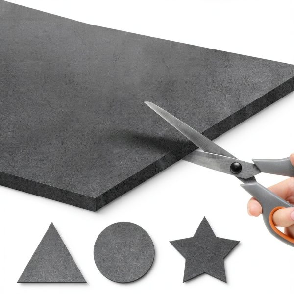 MYFAMIREA High Density Adhesive Foam Sheet 4x4 Inch Neoprene-4