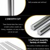 Lyrlidr 304 Stainless Steel Round Rod 1/4" x 12" 12pcs Industrial-3
