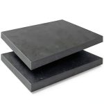 Polyurethane Foam Sheet 16x12x1.5in Black YIENFBEV Commercial Pack of-0
