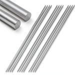 Lyrlidr 304 Stainless Steel Round Rod 2mm x 300mm 12pcs-0