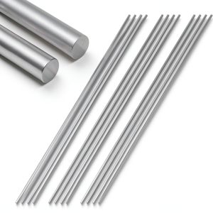 Lyrlidr 304 Stainless Steel Round Rod 2mm x 300mm 12pcs-0