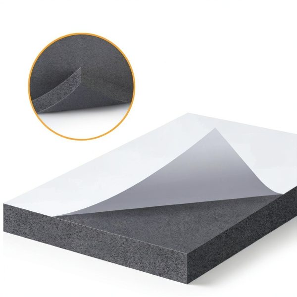 MYFAMIREA High Density Adhesive Foam Sheet 4x4 Inch Neoprene-3