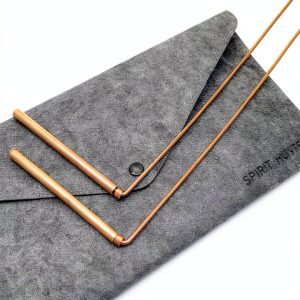 Spirit Hunter 99.9% Copper Dowsing Rod Set 2pcs with Gift Bag-0