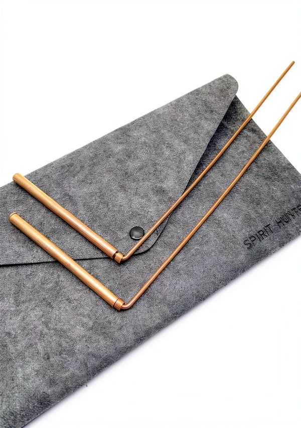 Spirit Hunter 99.9% Copper Dowsing Rod Set 2pcs with Gift Bag-0