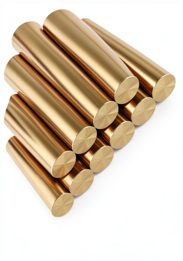LRVOJUY Brass Rod 1/8 x 12 in 10 Pack Smooth Gold Finish-0