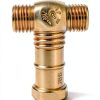 LRVOJUY Brass Rod 1/8 x 12 in 10 Pack Smooth Gold Finish-3