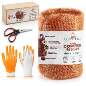 Californistan Copper Mesh Rodent Control Roll 5in x 36ft Model CM-01-0