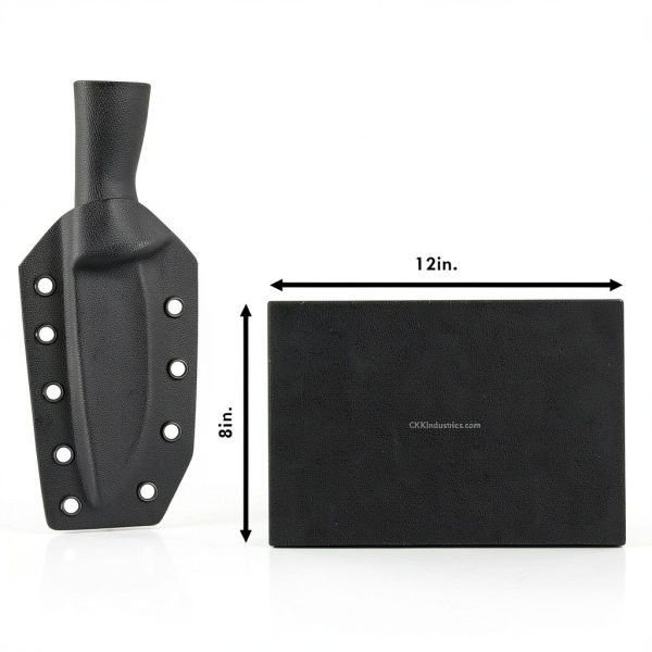 Kydex V Thermoform Sheet Black 0.080in 8x12 CKK Industries-2