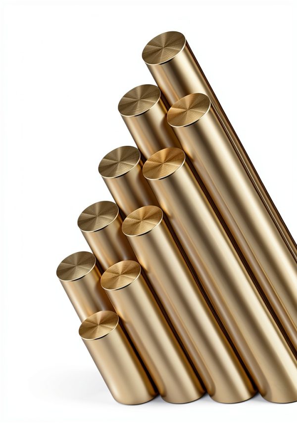 LRVOJUY Brass Rod 1/8 x 12 in 10 Pack Smooth Gold Finish-1