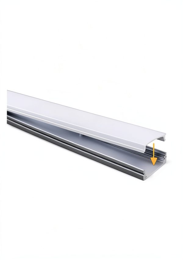 hunhun 10-Pack 6.6ft U-Shape LED Aluminum Channel System Milky Cover-2