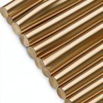 1/8 inch Brass Rods Coolneon 12in 10pcs Solid Dowel for Knife Handles-0