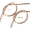 Therwen 100ft 24 Gauge Bare Copper Wire for Jewelry Making, Gardening-6