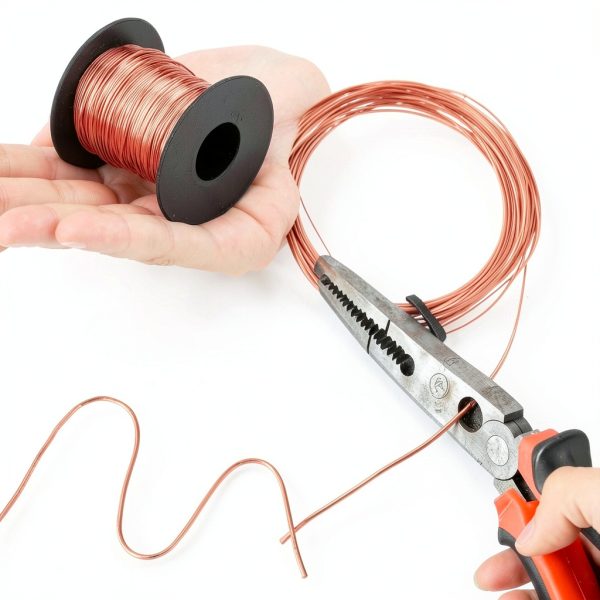 Therwen 100ft 24 Gauge Bare Copper Wire for Jewelry Making, Gardening-3